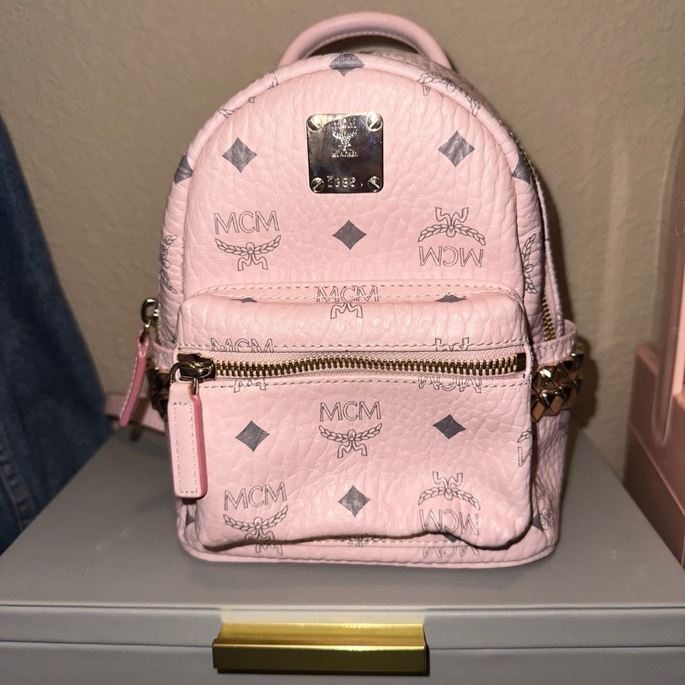 MCM mini stark backpack
